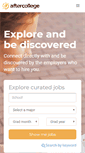 Mobile Screenshot of aftercollege.com
